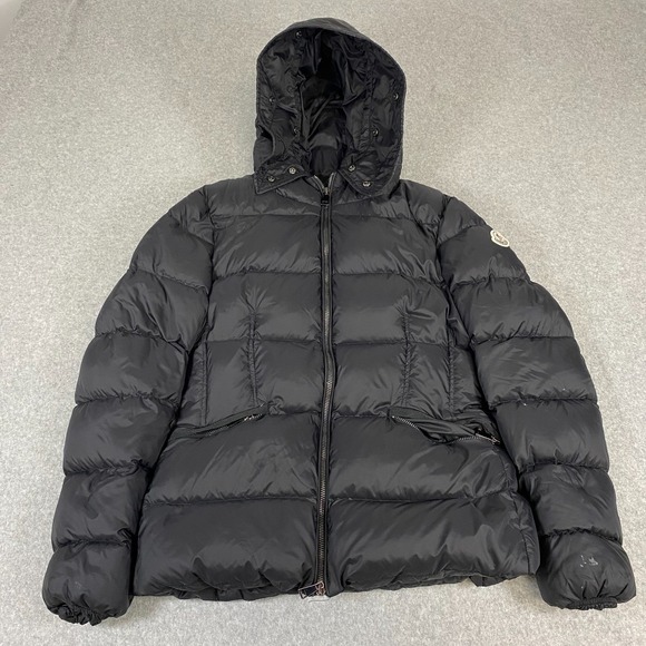 Moncler Jackets & Blazers - Moncler Avoce Down Jacket Womens 3 Black Puffer Longue Saison Hooded Padded